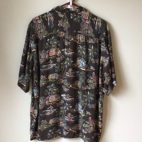 Vintage Reyn Spooner Art Of Eddy Hawaiian Shirt. Woody And Surfer Print - Picture 5 of 5